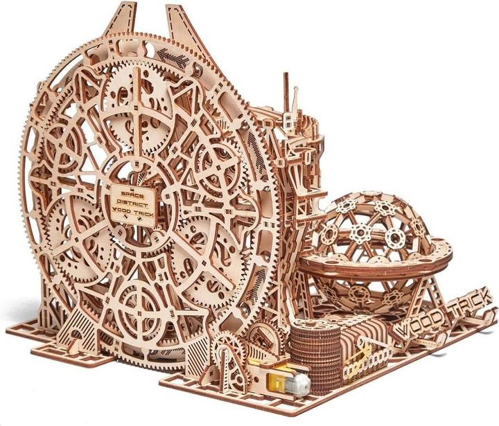 Image du produit Wood Trick Circuit de billes Galaxy - Kit de construction en bois 3D
