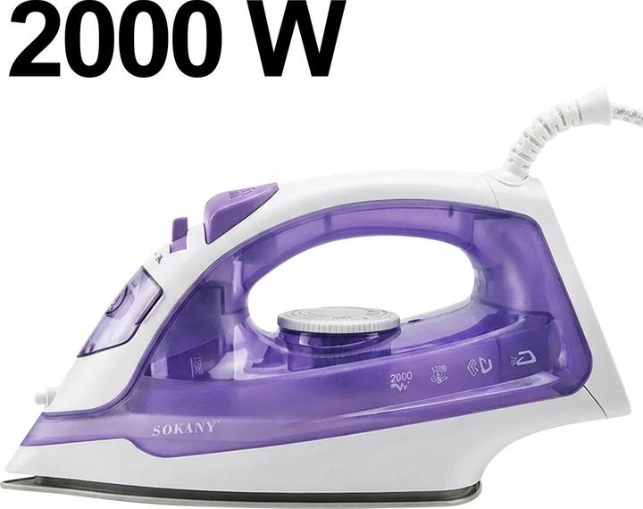 Produktbild Sokany Dampfbügeleisen 2000W Selbstreinigung