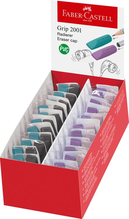 Actual product image Faber-Castell Gommini salvapunta Grip 2001 col. RollOn