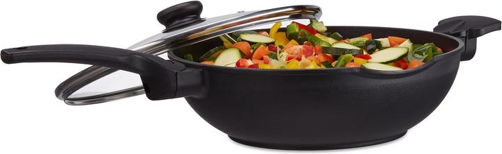 Actual product image Relaxdays Wok pan (30 cm, Wok, Cast aluminium)