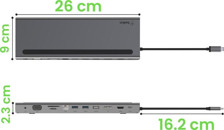Actual product image Belkin Connect (USB-C, 11 Ports)