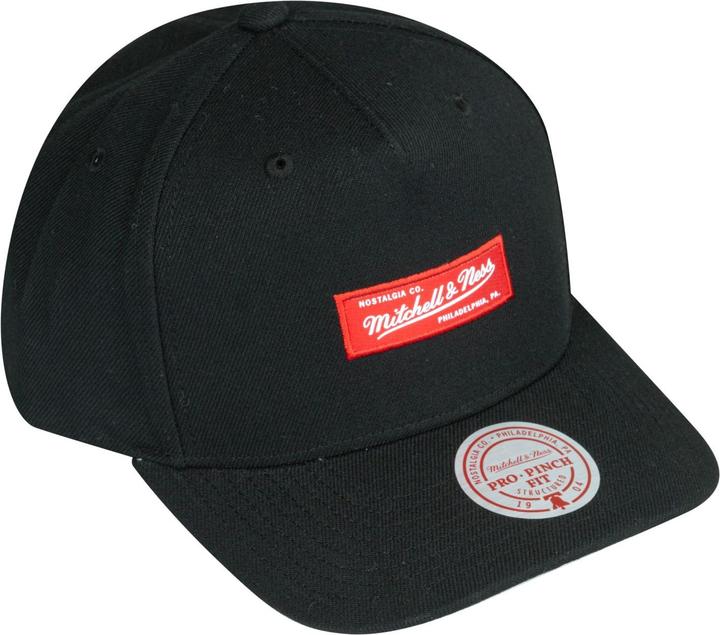Produktbild Mitchell & Ness Curved Snapback Cap - Brand Logo Schwarz