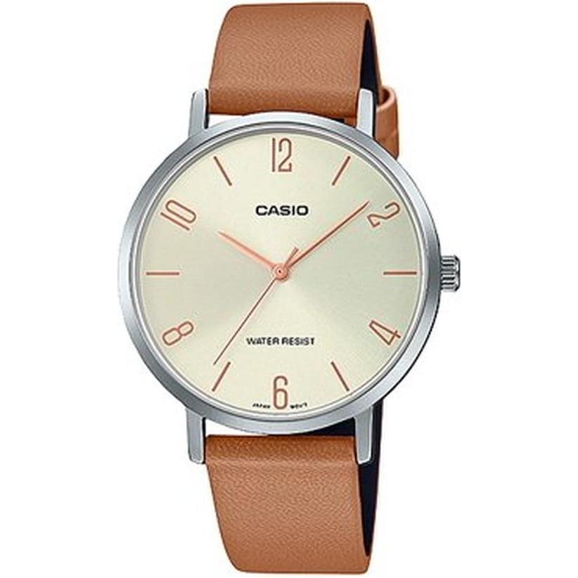 Casio Marrone Orologio Da Polso, General Ltp Vt01l 5B, (Orologio Da Polso Analogico)