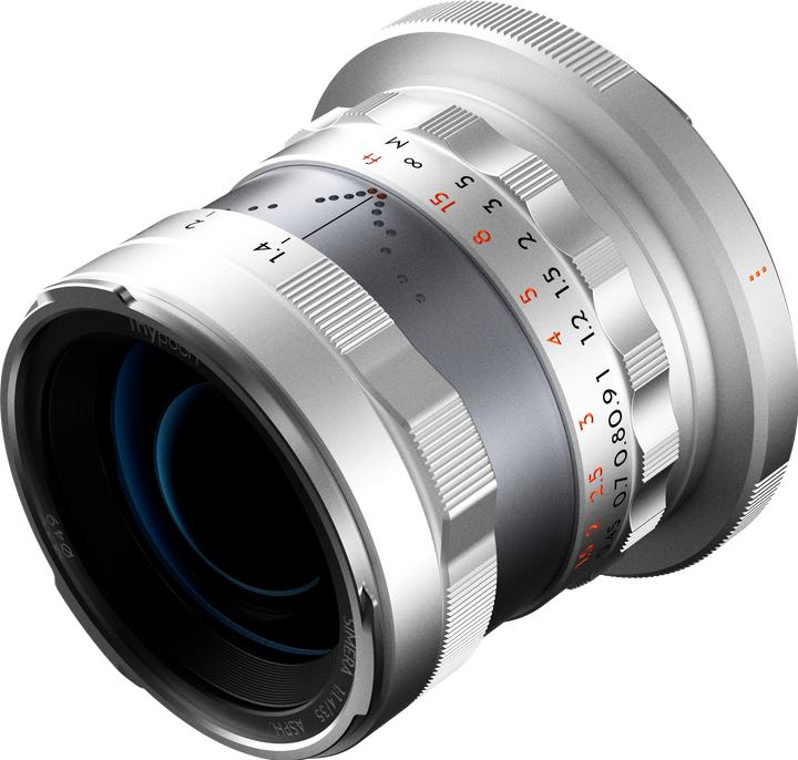 Produktbild Thypoch Full-frame Photography Lens Simera 35mm f1.4 for Canon RF Mount - Silver (Canon RF, Vollformat)
