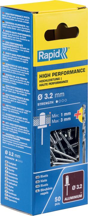 Produktbild Rapid Universal Blindniete Ø 3,2 x 6 mm
