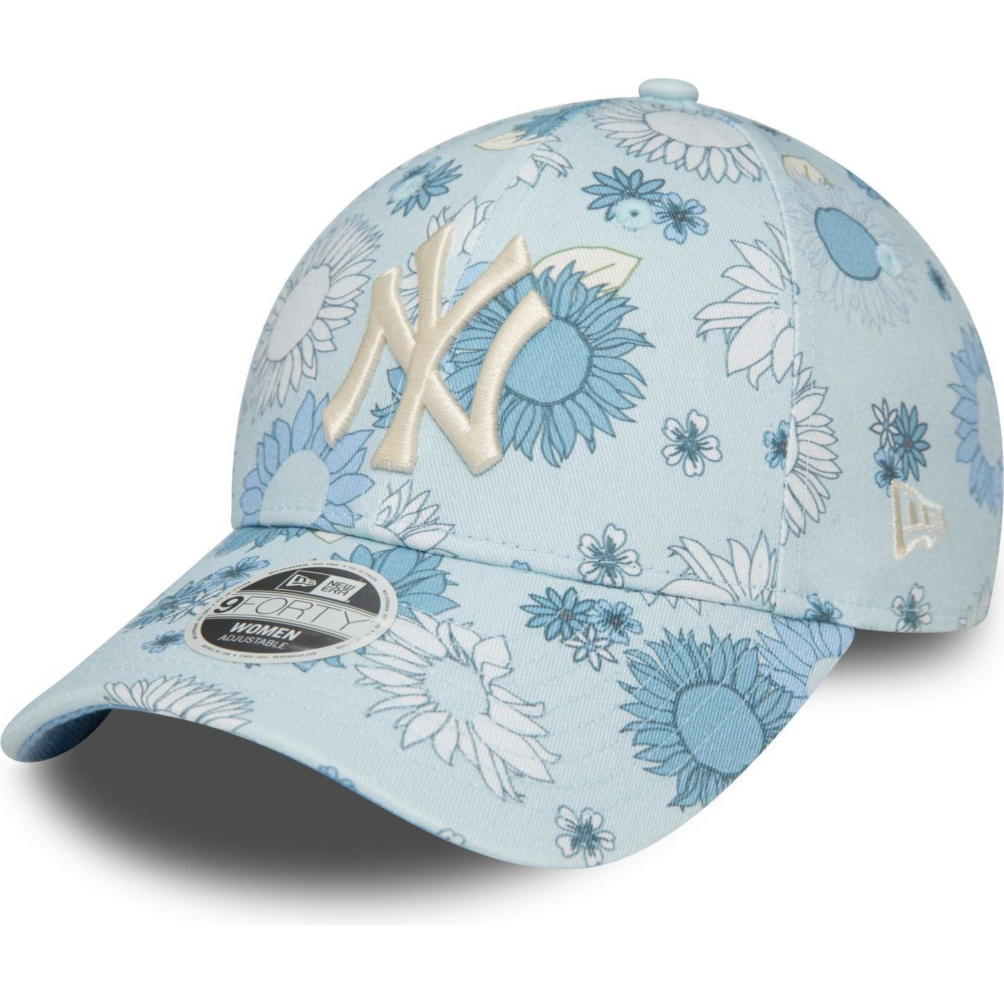 New Era, Damen, Cap, 9Forty Floral New York Yankees, Blau