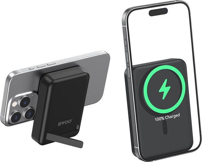 Produktbild Bwoo 20W magsafe 10000 mAh power bank, white (10000 mAh, 20 W, 37 Wh)
