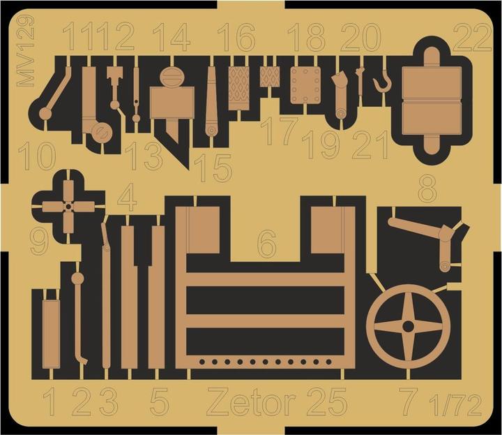 Produktbild Planet Models Zetor 25 Agricultural Version