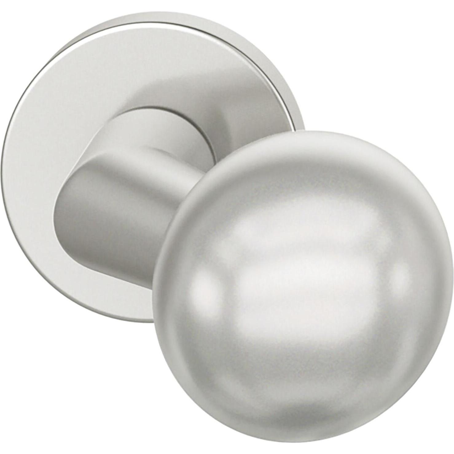 FSB, Türgriff + Fenstergriff, Türknopf 23 0846 03600 FH-AGL fest auf Rosette,Aluminium silber eloxiert (Türknopf)