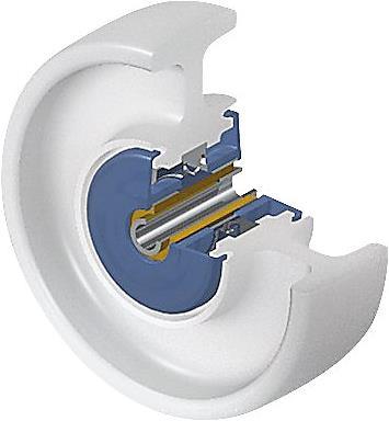 Produktbild Tente Polyamid-Rad, weiss