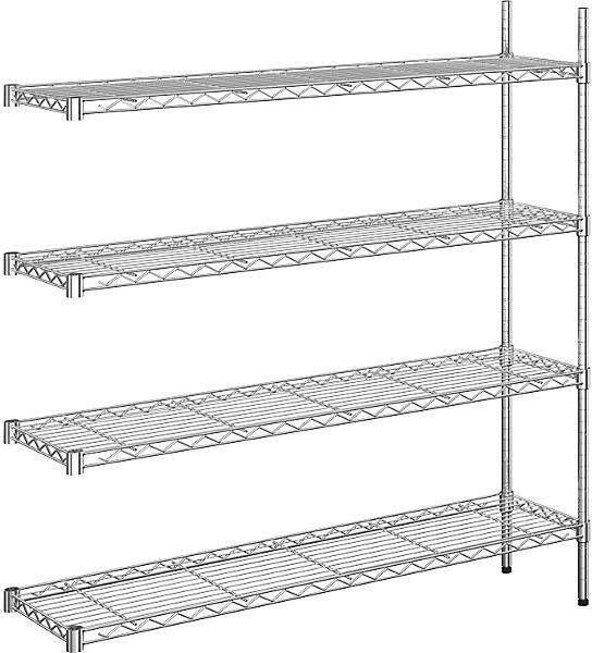 Actual product image Seco Steel wire mesh shelf, chrome plated