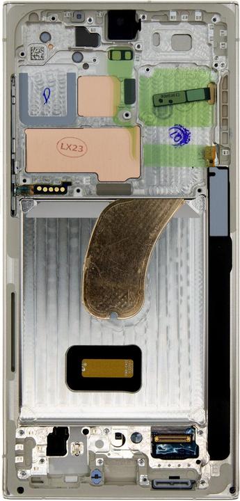 Produktbild Samsung LCD-Display + Touch-Einheit + Frontcover S918 Galaxy S23 Ultra Cream (Service Pack) (Display, Samsung Galaxy S23 Ultra)