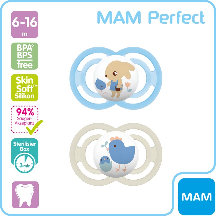 Actual product image MAM Perfect (2 x, 6 - 16 M.)