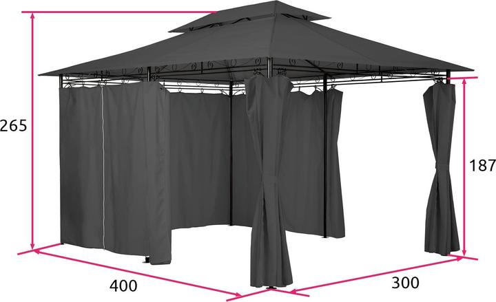 Actual product image tectake Luxury (400 cm, 300 cm)