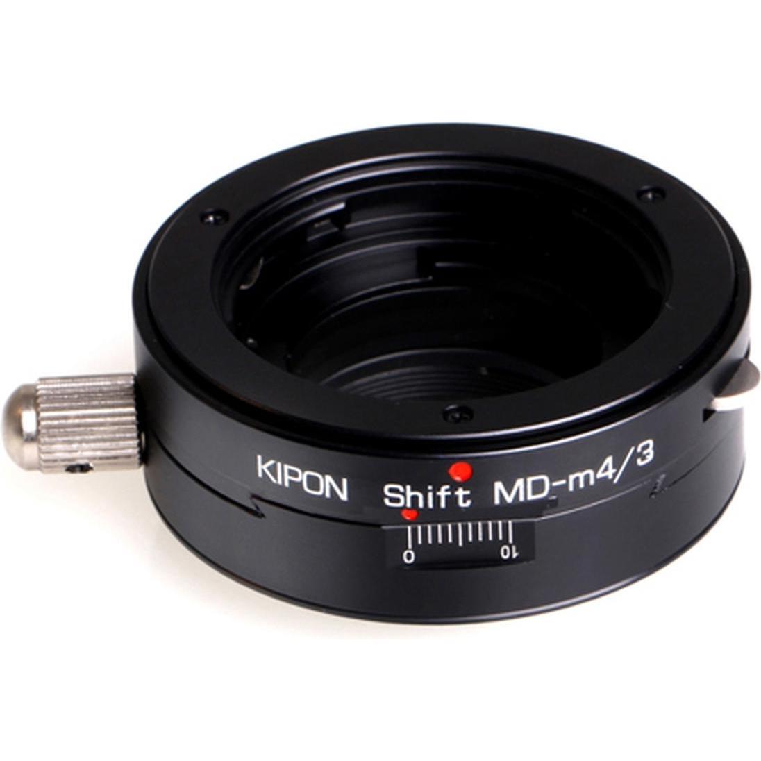 Kipon Shift Adapter für Minolta MD auf MFT, Objektivadapter, Schwarz