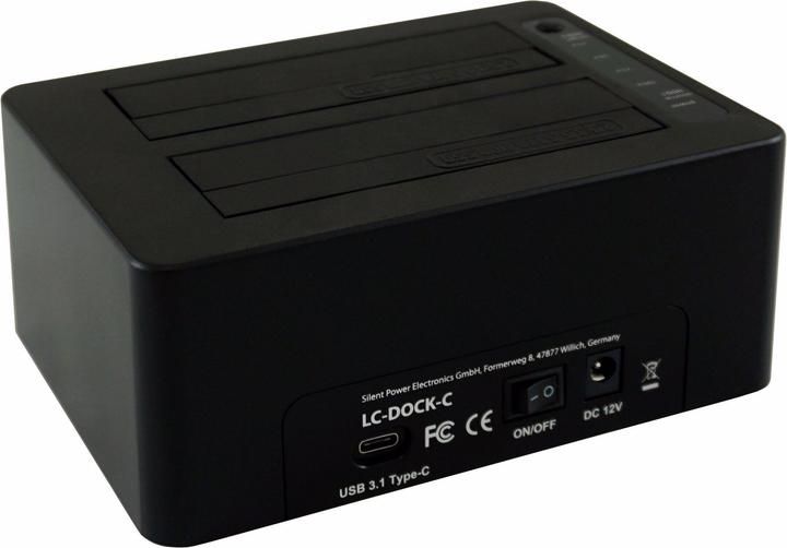 Produktbild LC-Power Dockingsstation LC-DOCK-C (USB-C)