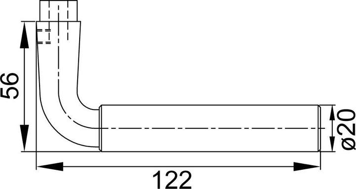 Actual product image Nickal Magic door handle