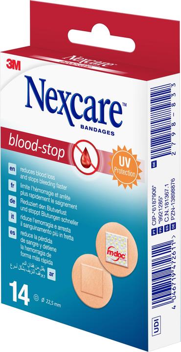 Produktbild Nexcare Blood-Stop Pflaster rund (14x)