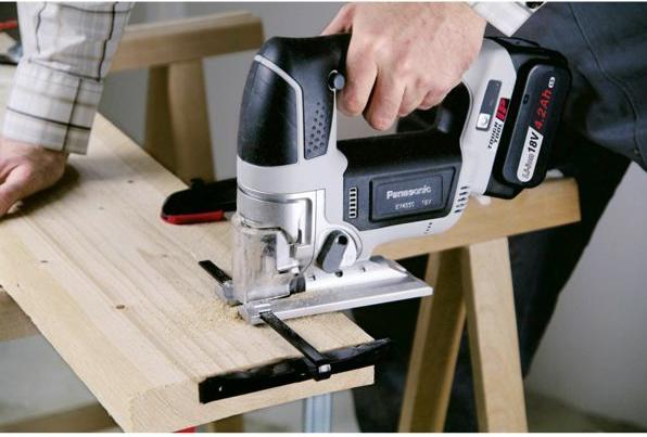 Actual product image Panasonic EY 4550 XT32 cordless jigsaw in systainer