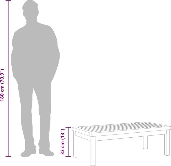 Image du produit vidaXL Garten Couchtisch