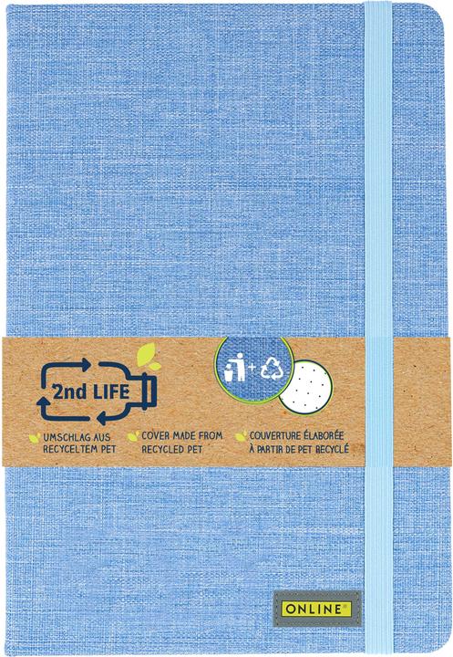 Actual product image Online Notebook 2nd Life A6, Dot, Blue (A6, Dotted, Hardcover)