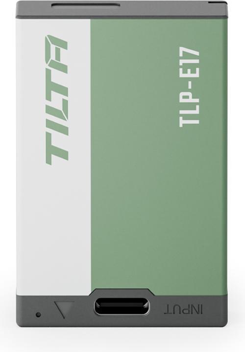 Actual product image Tilta TLP-E17-AG LP-E17 Battery w/ USB-C Input 950mAh - Ash Green