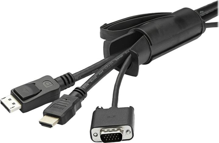 Produktbild StarTech CMSCOILED4 Kabelbündelschlauch (2,5 m, 45mm / 1,8 Zoll Durchmesser, erweiterbare (Kabelschlauch, 250 cm)