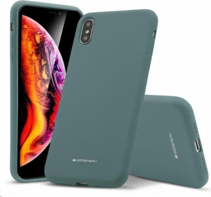 Actual product image Silicone iPhone 15 Pro Max 6.7" zielony /green (Apple iPhone 15 Pro Max)