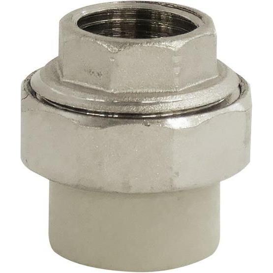 Sanitas, Tecnologia di connessione dei tubi, GIUNTO IN OTTONE PPR 34.2020 D20X1/2IN F (Accoppiamento di tubi)