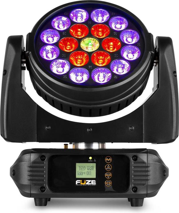 Actual product image BeamZ Moving Head Fuze1910