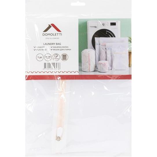 Domoletti, Tenda a rullo, CESTO PER LA BIANCHERIA 30X40X10CM BIANCO (40 x 10 cm)