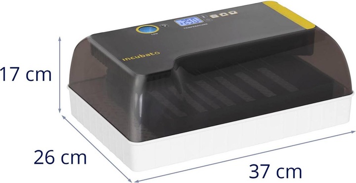 Produktbild Incubato Brutmaschine Brutautomat Ei-Inkubator Brutapparat Flächenbrüter Brüter 12 Eier