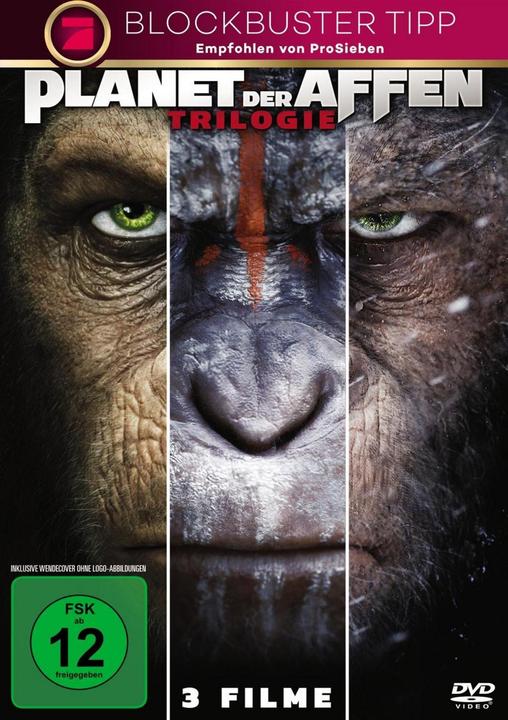 Image du produit La Planète des singes : Trilogie DVD-Box (DVD, 2017, Allemand)