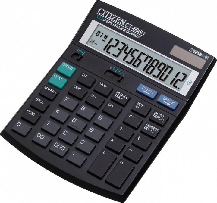 Actual product image Citizen Office calculator CT666N (Solar cells)