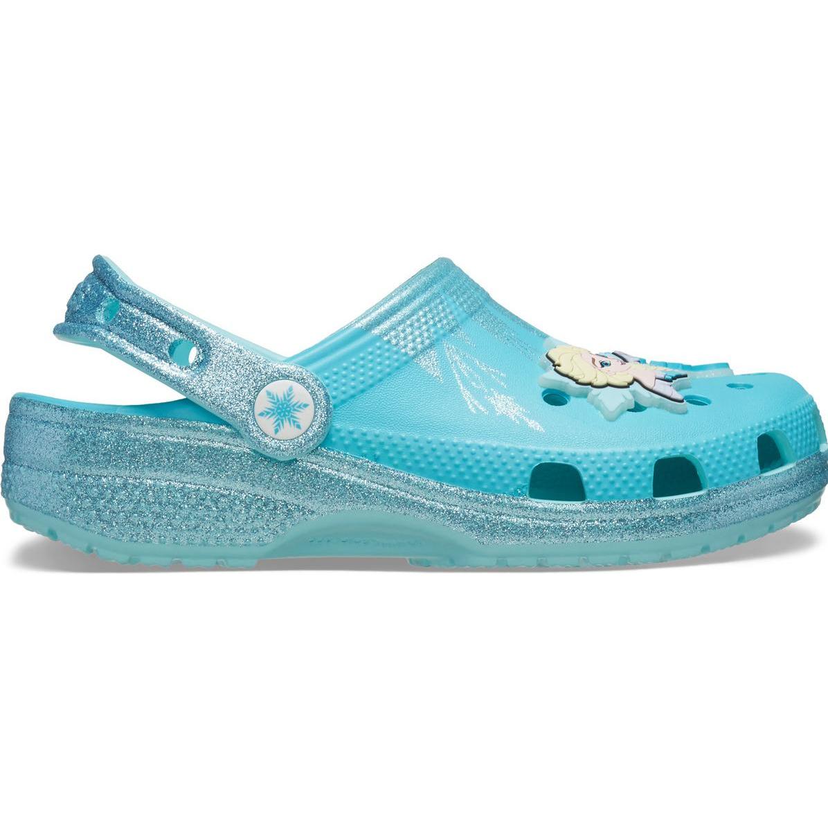 Crocs, Unisex, Hausschuhe, K's Frozen Elsa Classic Clog, Weiss, (29)