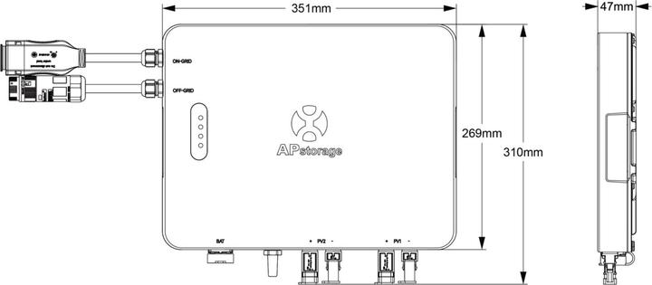 Image du produit APSystems Mikrowechselrichter EZHI (1200W)