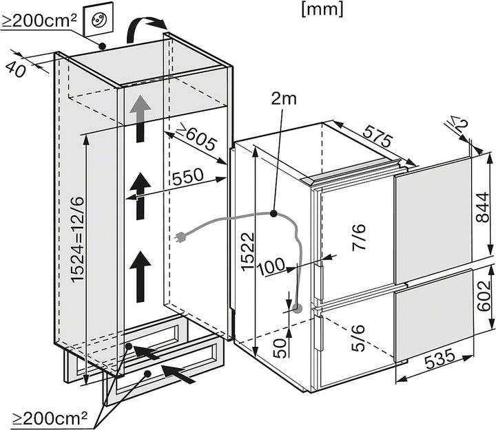 Image du produit Miele KF 35532-55 ED Re (238 l)