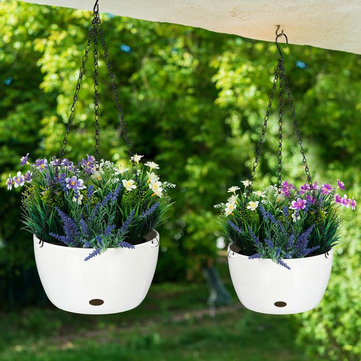 Produktbild Relaxdays 2x Blumenampel (24 cm)