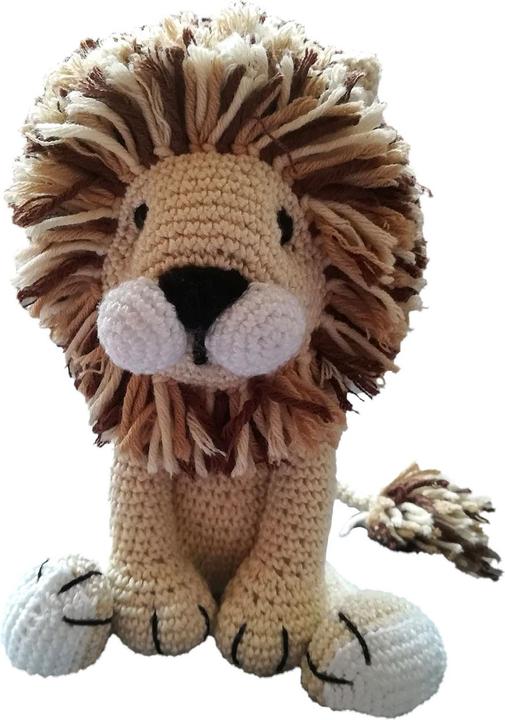 Produktbild Natura Punto HÃ¤kel-LÃ¶we fÃ¼r Kinder, Kuscheltier, handgemacht (27 cm)