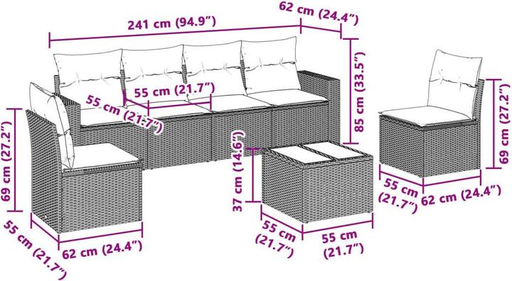 Produktbild vidaXL Benoit