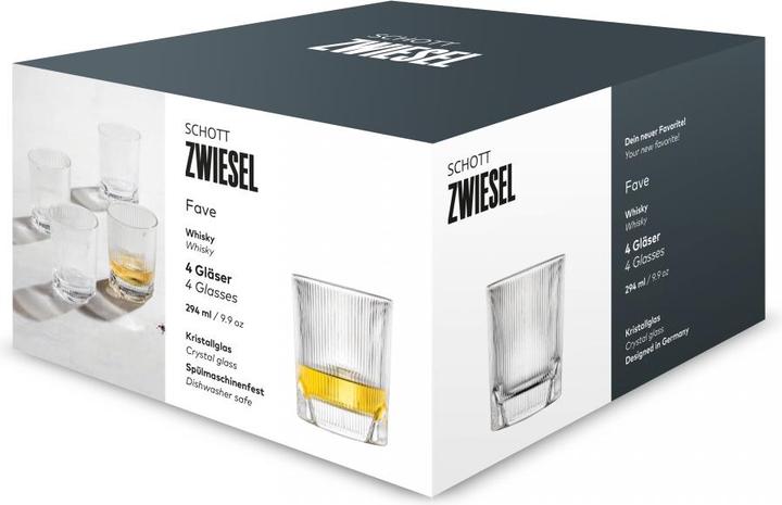 Image du produit Zwiesel Verre à whisky Fave 60 4 pièces (2.94 dl, 4 x, Verre à whisky)