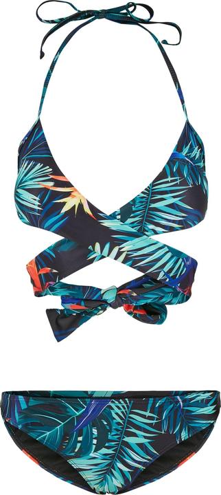 Actual product image Urban Classics Ladies Draped Pattern Bikini (S)