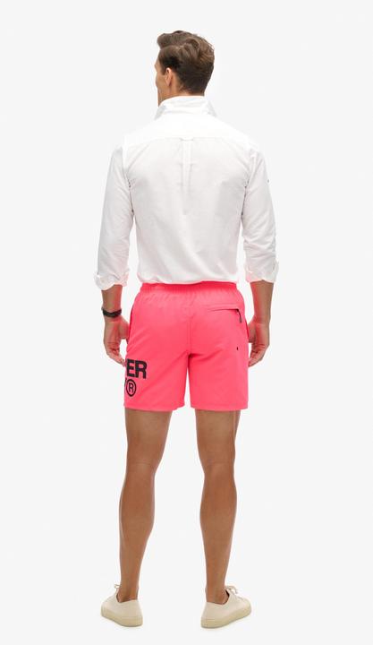 Produktbild Superdry 17" Sportswear Badeshorts aus recyceltem Material mit Logo (L)