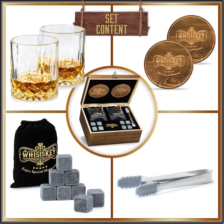 Actual product image Whisiskey Whisky Gläser Set (2.50 dl, 2 x, Whisky glass)