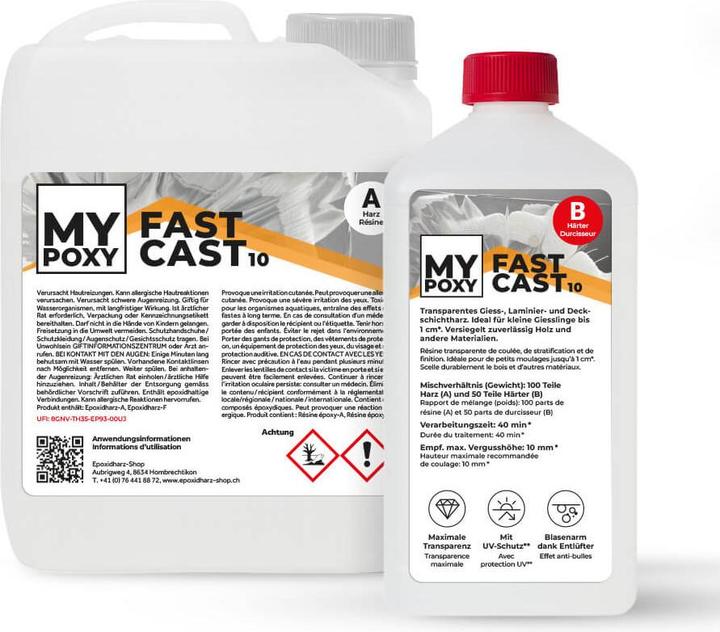 Produktbild MyPoxy Epoxidharz FastCast 10