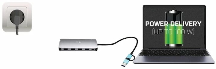 Produktbild i-tec Cananotdockpd (USB-C, 1 Ports)