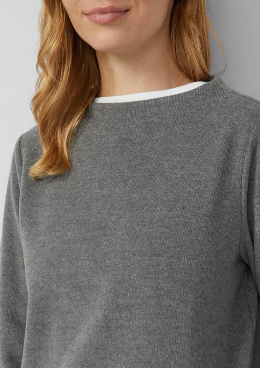 Produktbild s.Oliver Sweatshirt Weiches Sweatshirt mit Stehkragen (38)