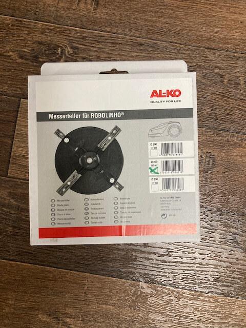 Produktbild AL-KO Messerteller Für Robolinho® 1150 W (BestehendAus 1x Messerscheibe (Mähroboter, Rasenmäher Messer + Ersatzmesser Gartenmaschinen)