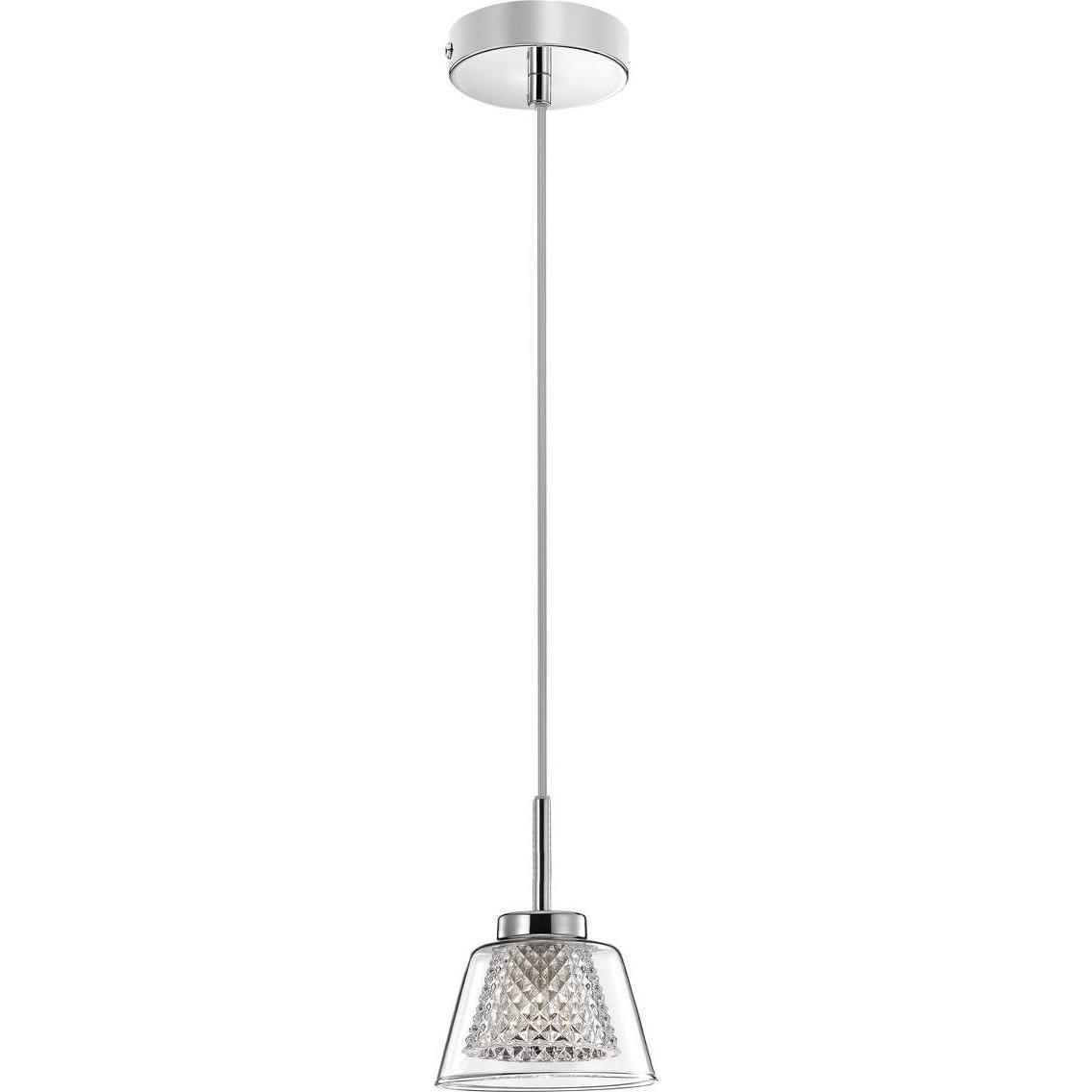Nova Luce, Pendelleuchte, BOCCALE Pendelleuchte G9 Chrom 120x12cm dimmbar 1300301301