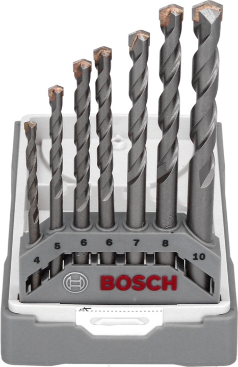 Actual product image Bosch Professional Zubehör Concrete drill set CYL-3 (4 mm, 5 mm, 6 mm, 7 mm, 8 mm, 10 mm)